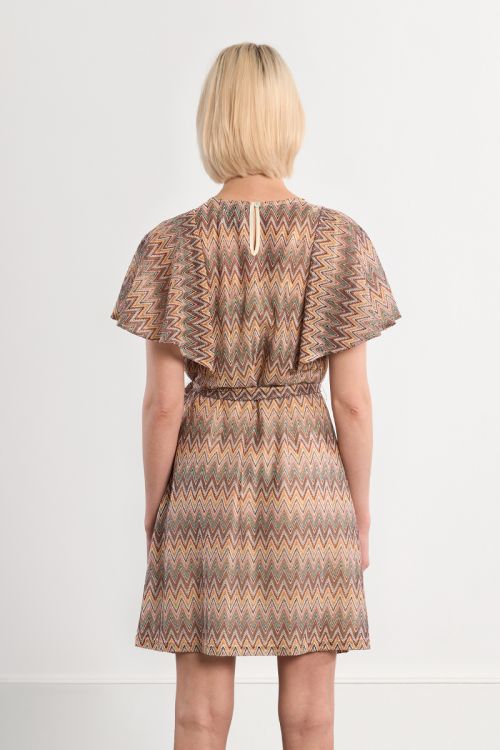 Robe mini ceinturée