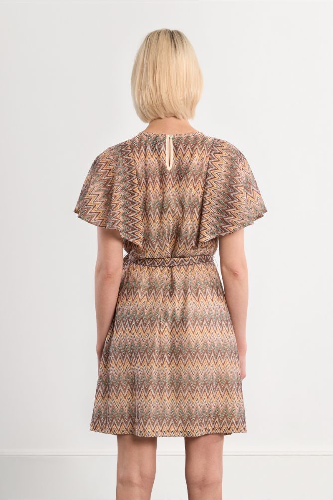 Robe mini ceinturée