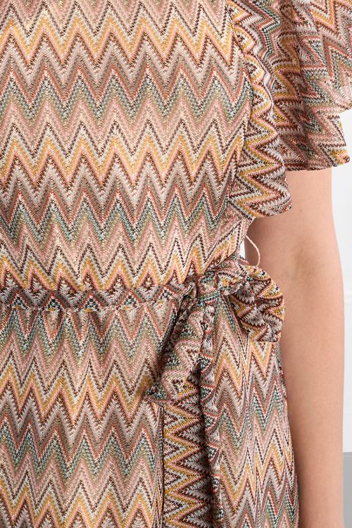 Belted mini dress