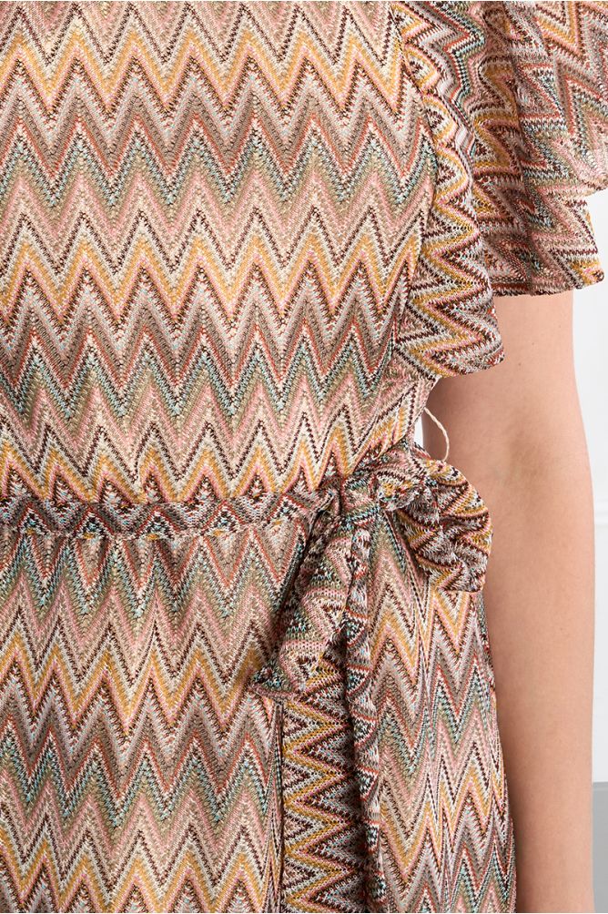 Robe mini ceinturée