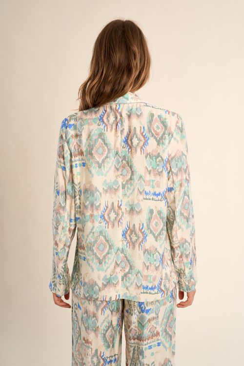 Blazer droit imprimé