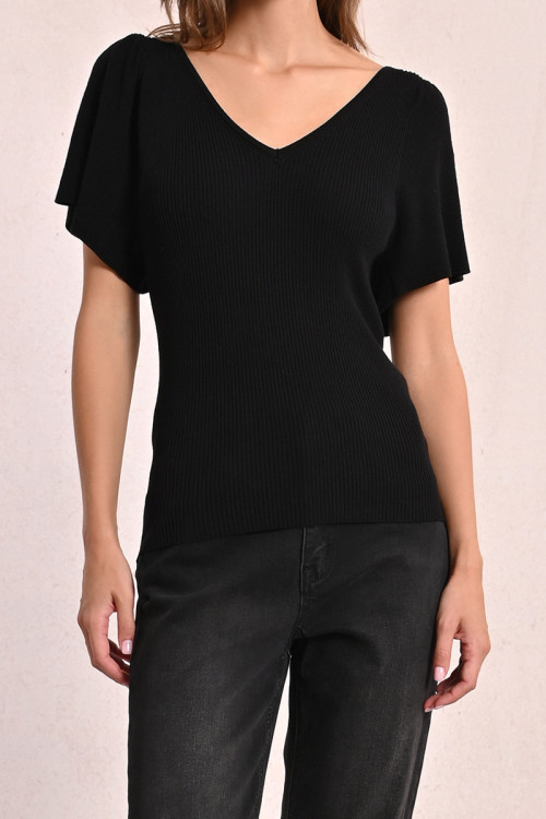 Top en maille dos nu