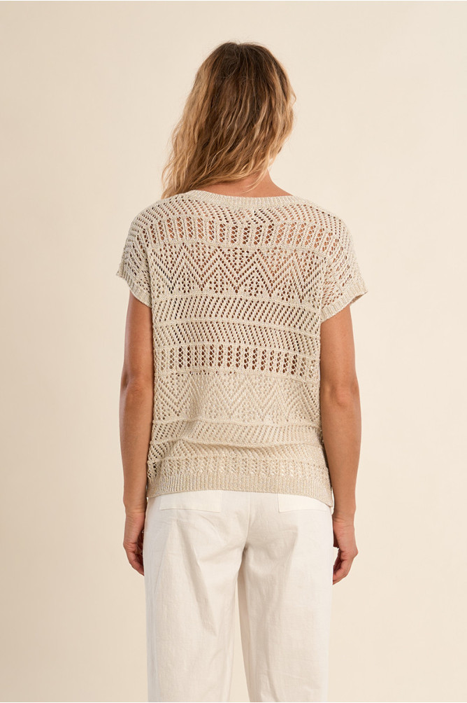 T-shirt en maille, décontracté
