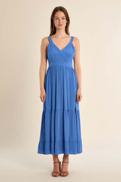 Long dress with ruffles