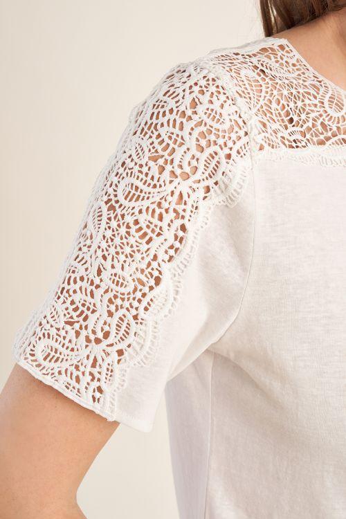 Openwork T-shirt