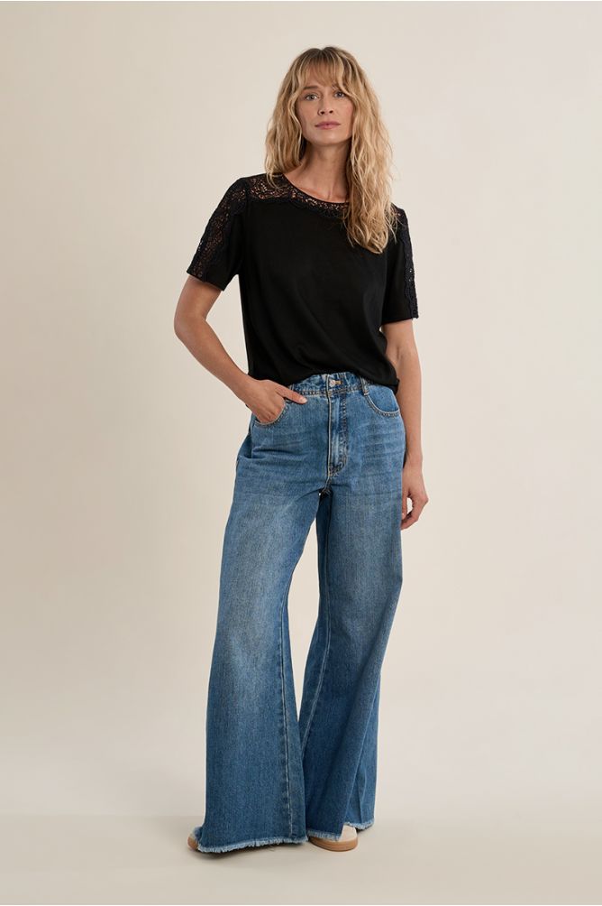 Openwork T-shirt