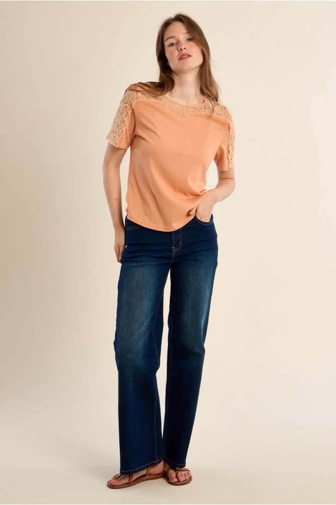 Openwork T-shirt