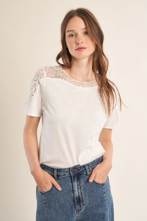 Openwork T-shirt