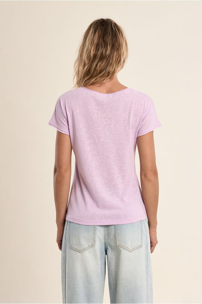 T-shirt col V