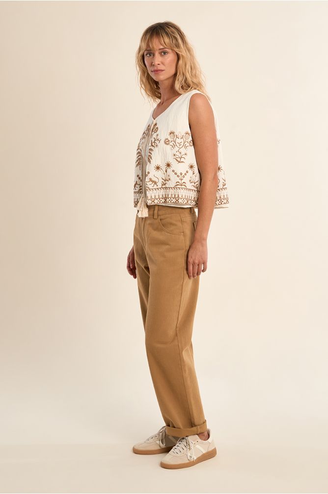 Embroidered bolero