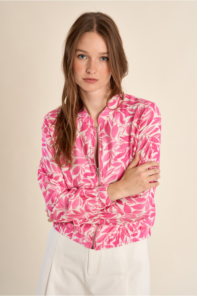 Bomber imprimé floral