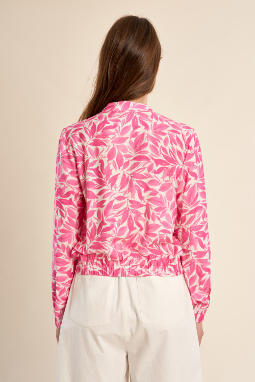 Bomber imprimé floral