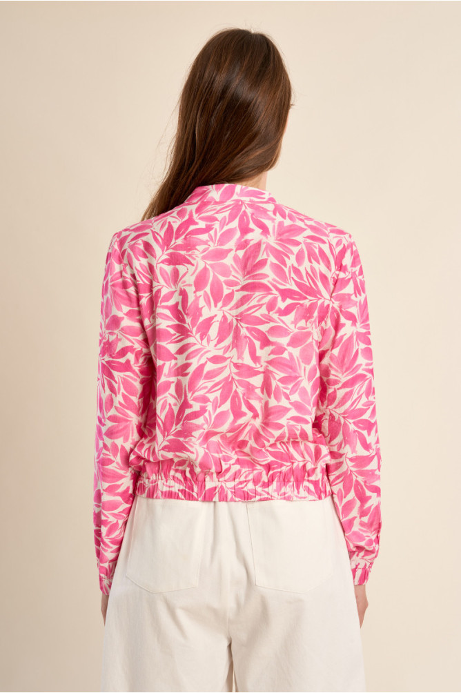 Bomber imprimé floral