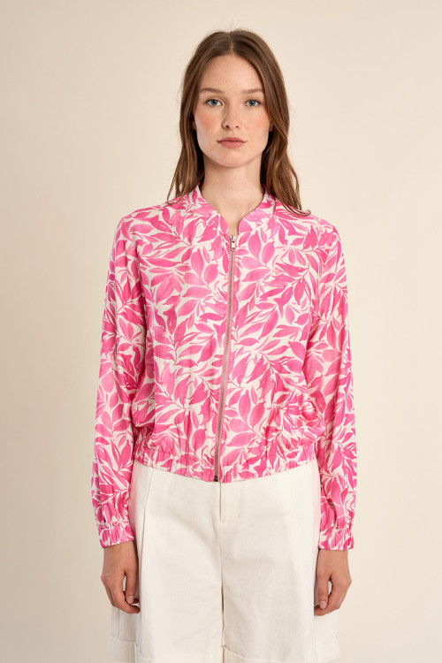 Bomber imprimé floral