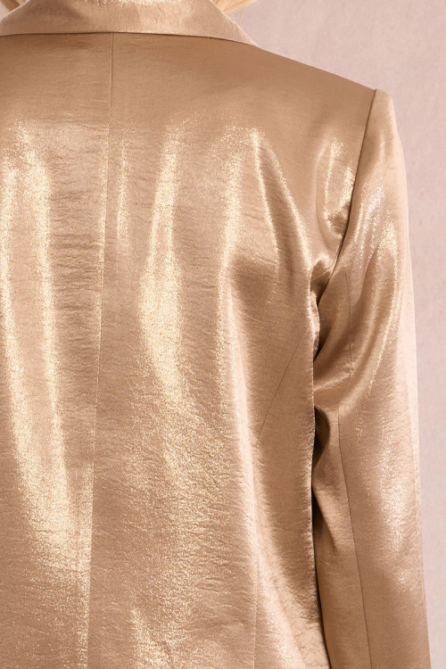 Blazer droit irisé