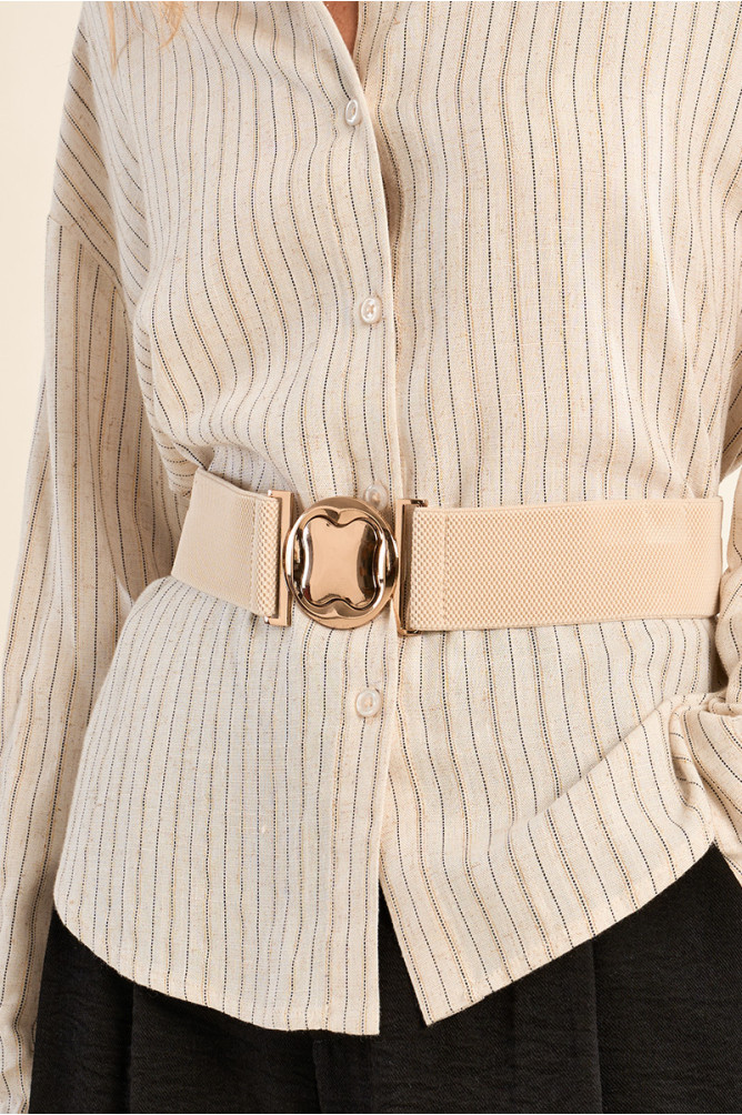 Large ceinture tressée à clipser