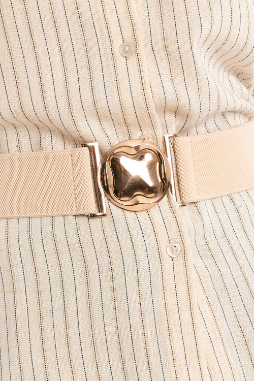 Large ceinture tressée à clipser