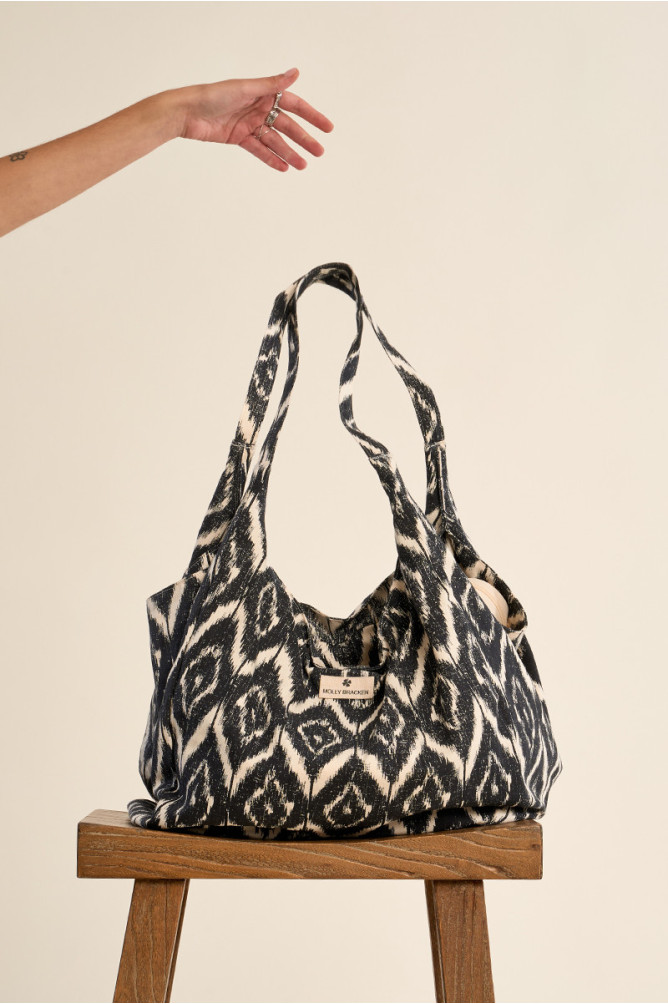 Sac fourre-tout, imprimé ethnique