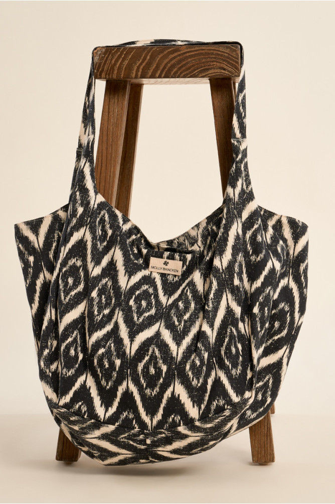Sac fourre-tout, imprimé ethnique
