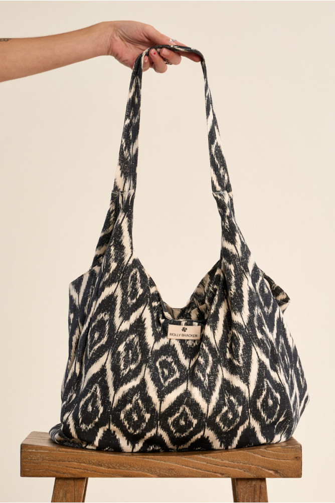 Tote bag, ethnic print