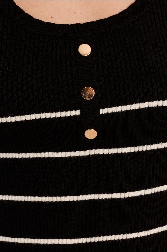Ribbed sailor tank top
