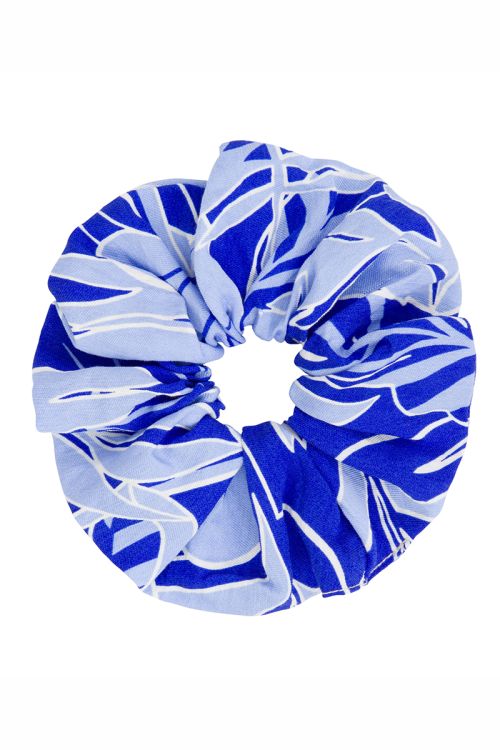 Blue Belize Scrunchie
