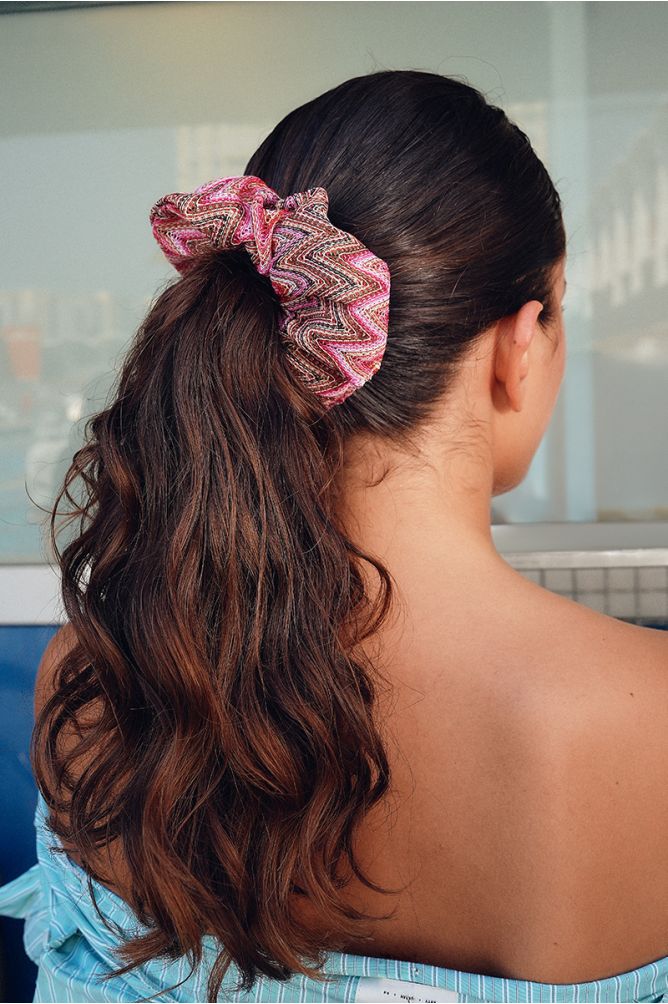 Coletero de mujer, con estampado.