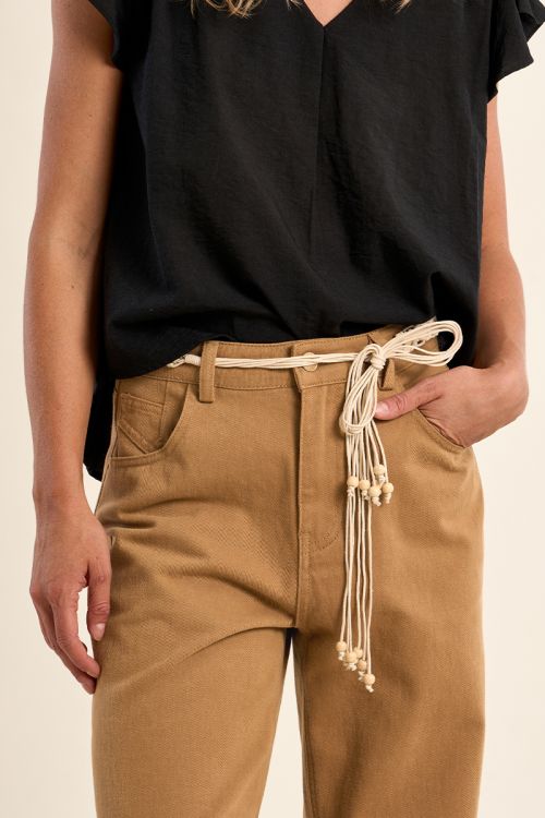 Ceinture nouable en cordes tressées