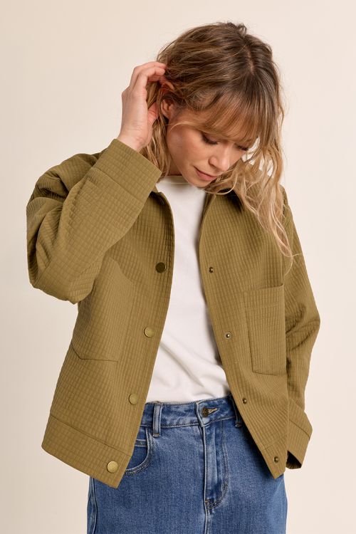 Veste matelassée, droite