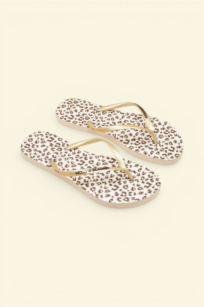 Les tongs imprimé Léopard