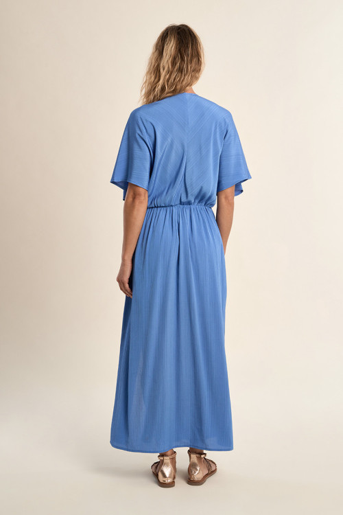 Robe longue, élastiquée