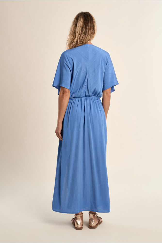 Robe longue, élastiquée