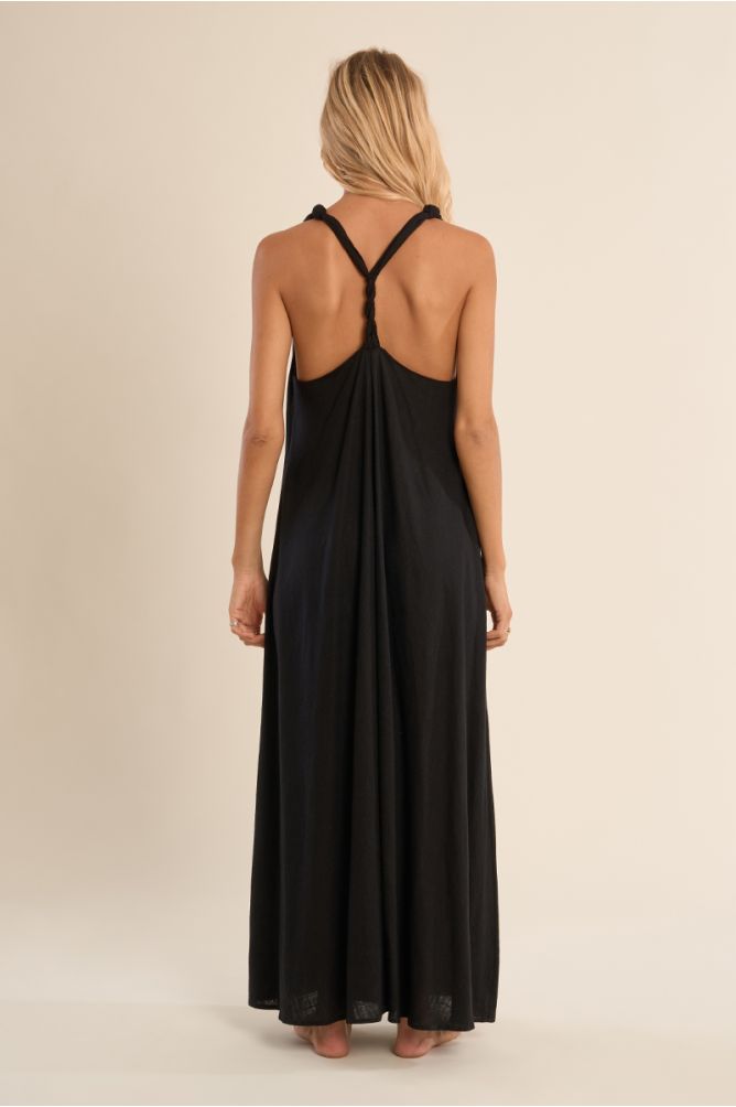 Longue robe dos nu