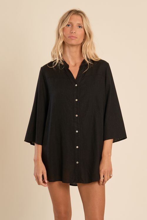 Chemise longue, oversize