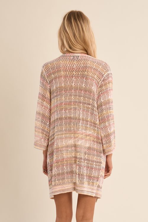 Gilet large ajouré